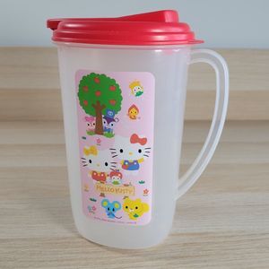 Hello Kitty Friends Sanrio Water Pitcher Skater Japan Drink Jug 2006 Carafe Lid
